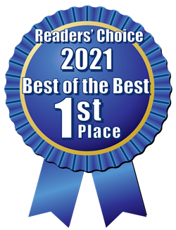 Readers’ Choice 2021 Best of the Best 1st Place